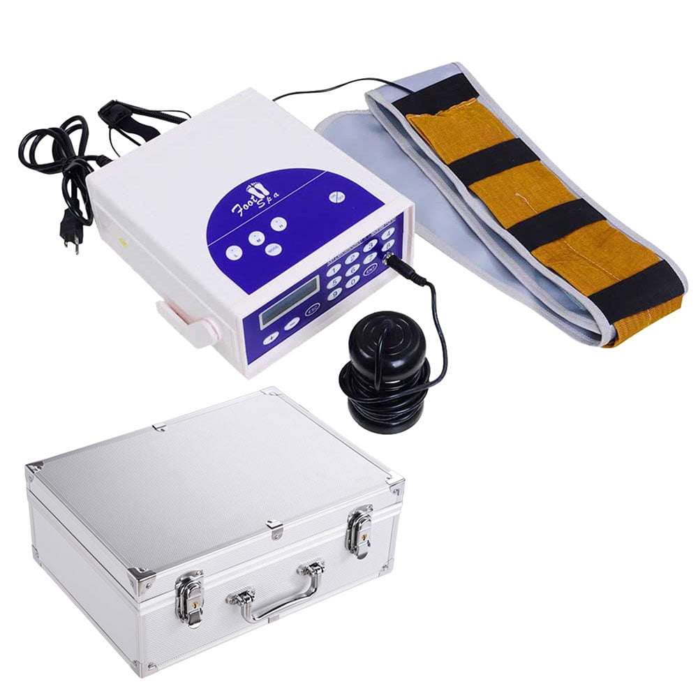 LCD Portable Detox Foot Bath Spa Machine with Fir Belt Manual Home