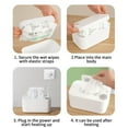 thumbnail image 4 of DPTALR Babys Wipes Heater- Babys Wipes Heater Portable Wipes Heater- Intelligent And Temperature Control- Large Capacity- Uniform Overall Heating And Silent, 4 of 8