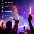 thumbnail image 3 of 30 Pcs 6 Inch Large Glow Sticks Emergency Glow Camping Sticks with 12 Hour Duration Lights Easter Day for Easter Party Storms Blackouts Bulk Accessories, 3 of 3