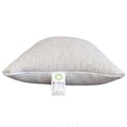 thumbnail image 4 of ORGANIC TEXTILES Organic Shredded Latex Bed Pillow with Heather Gray Removable Cotton Cover - For Sleeping, Head Support, Side Back Stomach Sleeper, Soft and Breathable - (Standard Size), 4 of 5