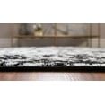 thumbnail image 5 of Rugs.com Oregon Collection Rug – 4 Ft Square Black And White Low-Pile Rug Perfect For Living Rooms, Kitchens, Entryways, 5 of 9