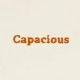 thumbnail image 2 of Dalix Capacious Embroidered Shopping Tote Bag in Orange, 2 of 5