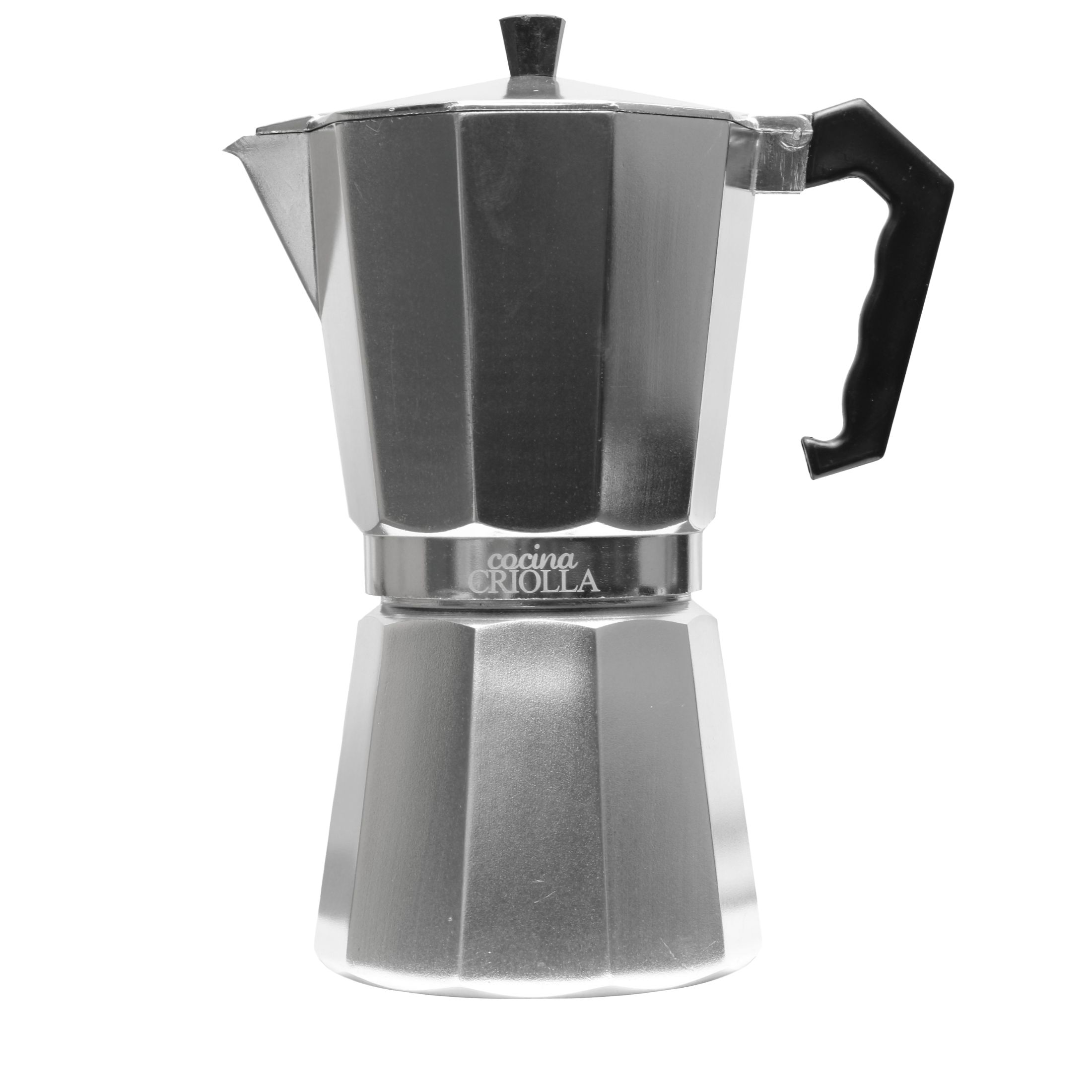 Cocina Criolla Cafetera - 12-Cup Aluminum Espresso Coffee Maker