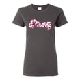 thumbnail image 1 of Wild Bobby Pray Bubble Letters Inspirational/Christian Women Graphic Tee, Charcoal, X-Large, 1 of 6