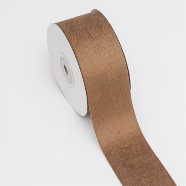 Cinta de Terciopelo de 1,6 Pulgadas, Cinta Flocada de 5 Yardas, Cinta de Terciopelo con Cordón para Manualidades, para Hacer Joyas, Envolver Regalos, Decoración de Navidad, Bodas, Fiestas, Lazos, Cor