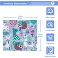 thumbnail image 5 of SKYSONIC Sloth Cotton Washcloths Set of 2, Highly Absorbent Soft Fingertip Towel for Bathroom, Gym, Hotel and Spa, 12 x 12 Inch, 5 of 7