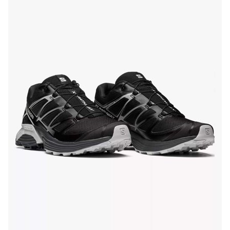 Salomon XT-Pathway L47134800 Sneaker Unisex Black Silver Sportstyle Shoes NR8524 (Black,7.5)