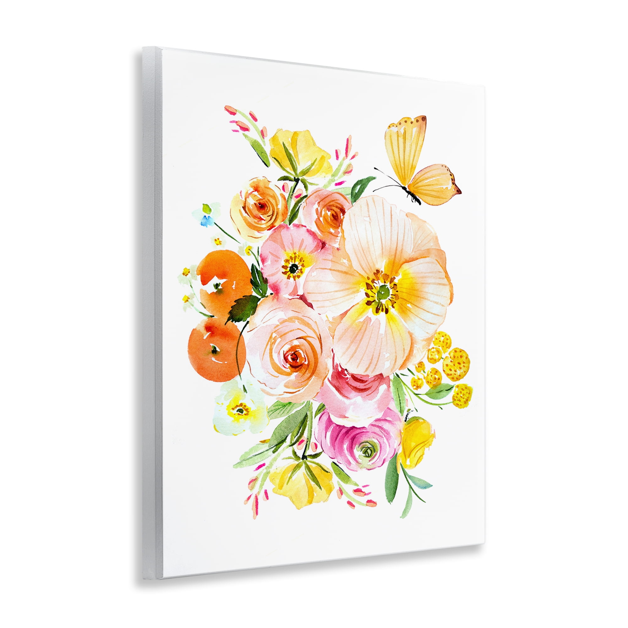 Stupell Industries Varied Flower Bundle Botanical & Floral Painting Unframed Art Print Wall Art, 11 x 14