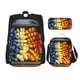 thumbnail image 1 of Disketp Halloween Fruit Platter Mochila Estampada de Gran Capacidad con Lonchera y Estuche, Set de 3 Piezas para Estudiantes, 1 of 7