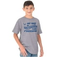 thumbnail image 3 of US Air Force My Bro Defending Freedom Crewneck T Shirts Boy Girl Teen Brisco Brands XS, 3 of 6