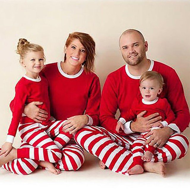 Ensemble de Pyjamas de Noël pour Hommes, Femmes et Enfants