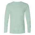 thumbnail image 3 of Maean Men Valentine's Day Shirts Long Sleeve Basic Tee Heart Ptinted Crewneck Comfy Loose Tshirts, 3 of 5