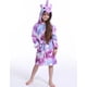 thumbnail image 1 of Albornoz con capucha de unicornio de Navidad para niños y niñas, bata de baño con estrella de arcoíris, pijamas de animales, camisón, ropa de dormir para niños, 1 of 2