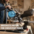 thumbnail image 2 of WOODSTARTER Cordless Sliding Miter Saw, Brushless, 4200 RPM, Battery & Charger Included, 2 of 7