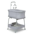 thumbnail image 1 of Delta Children Sweet Breeze Bassinet with Airflow Mesh, Alloy, 1 of 9