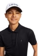 thumbnail image 4 of Polo IZOD Performance Golf Grid negro talla 8 Husky para niños, 4 of 6