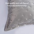 thumbnail image 5 of DriftAway Velvet Throw Pillow Sham Cushion Cover for Bed Sofa or Bench 2 Pieces 26"L x 26"W Silver Gray, 5 of 5