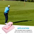 thumbnail image 5 of Uxcell 20"x16" Golf Towels Tri Fold Waffle Pattern Towels Soft Fiber with D Clip Pink 4 Pack, 5 of 6