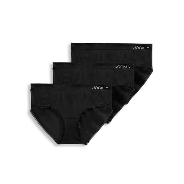 Jockey Essentials Women's Seamfree Hipster Panties, 3Pack, Sizes S
