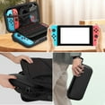 thumbnail image 7 of TSV Carrying Case Fit for Nintendo Switch, 14-in-1 Accessories Bundle with Protective Travel Pouch, Clear Cover Case, Screen Protector, Thumb Grips Caps, 7 of 7