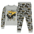 thumbnail image 3 of Tonka Toddler Boys' 952 Mighty Dump Truck 2 Piece Tight Fit Long Sleeve Shirt Pajama Pant Lounge Set, 3 of 7