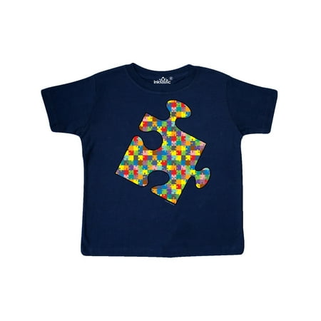 

Inktastic Jigsaw Patterned Jigsaw Piece Gift Toddler Boy or Toddler Girl T-Shirt