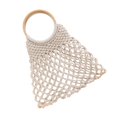 thumbnail image 4 of de Ganchilo Tejido de Punto de con Manija forma forma forma Vintaje para , Viaje, Blanco Sunnimix Ahueque hacia fuera los bolsos de paja, 4 of 5