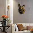 thumbnail image 3 of Estatua de Cabeza de Animal 3D Sunnimix Decoración de Pared 16x15x25cm, 3 of 8
