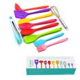 thumbnail image 2 of Coofit 10PCS Silicone Kitchen Utensil Set Non-stick Cooking Utensil Baking Utensil, 2 of 10