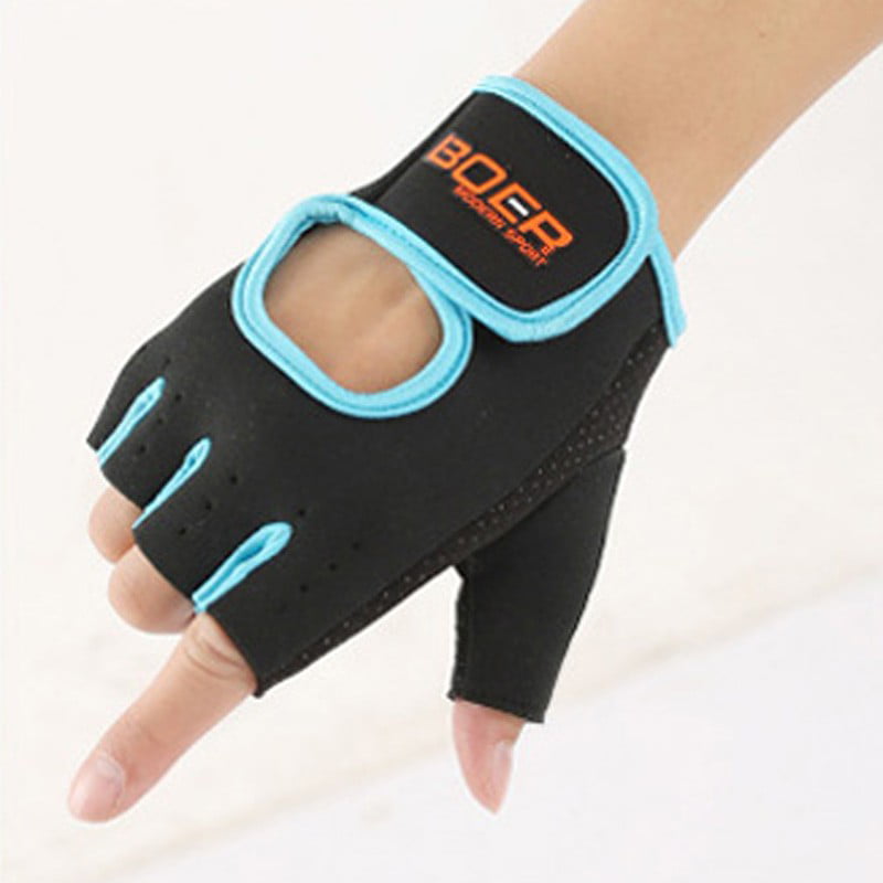 Men Women Half-Finger Gloves Anti-Slip Anti-Sweat Fitness Gym New Sports Gloves 