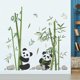 thumbnail image 4 of Panda comiendo bambú pared calcomanía lindo Panda de dibujos animados pegatinas de pared sala de estar dormitorio sofá pared de TV TUNC Sencillez, 4 of 5