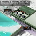 thumbnail image 4 of for Samsung Galaxy S23 Ultra Case with Slide Camera Cover, Clear Slim Fit Shockproof Protective Camera Cover Protection Case for S23 Ultra 5G 6.8 inch 2023 (Green), 4 of 7
