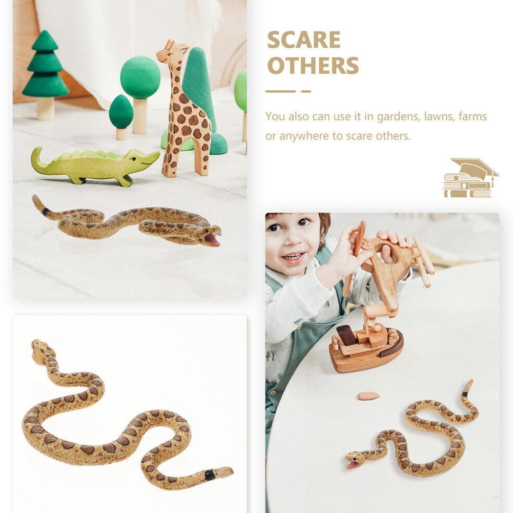 Realistic Rubber Fake Snake Garden Props Halloween Prank Scary Snake Toys S6D3S G8Z3