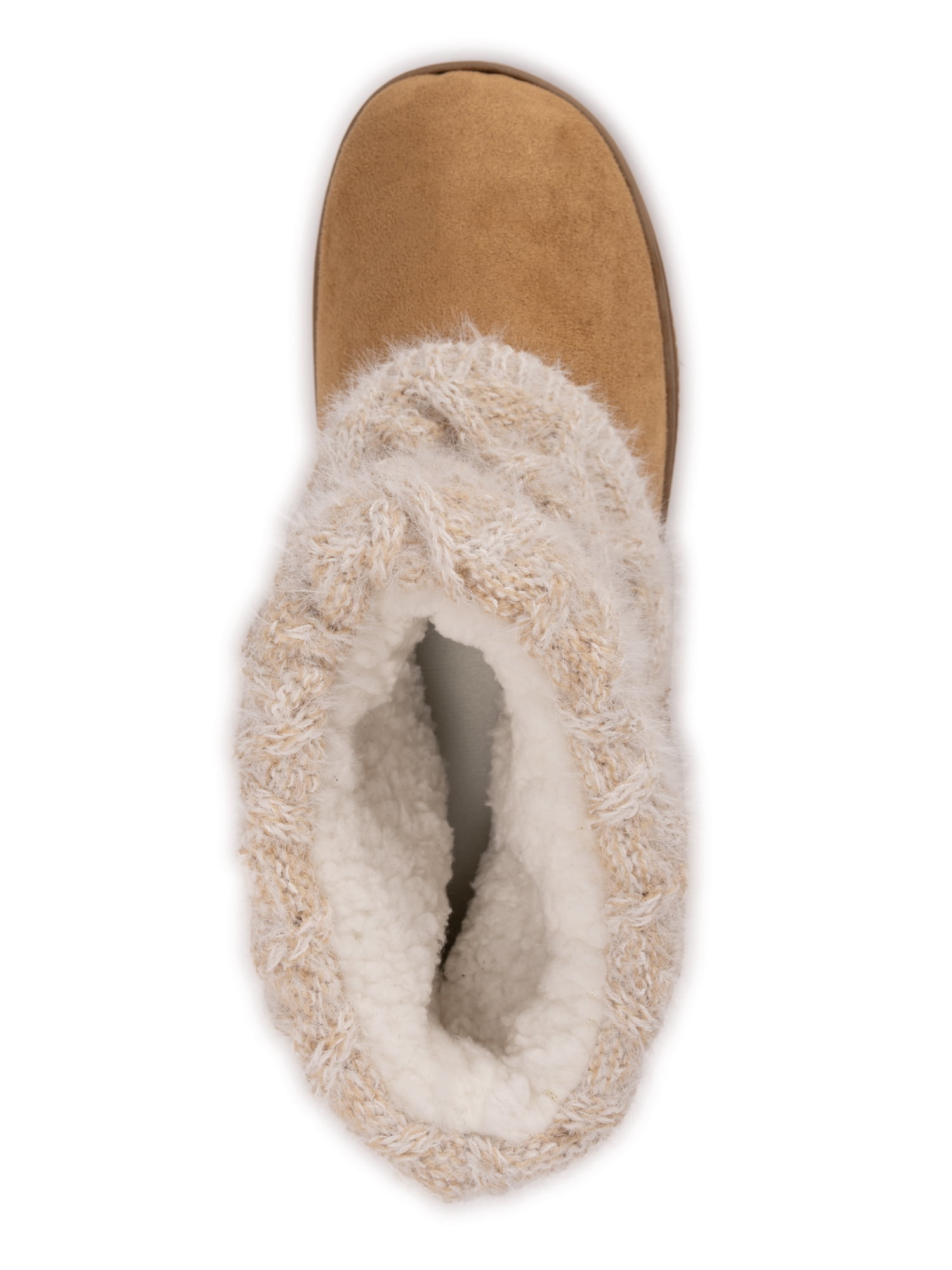 MUK LUKS Women's Cable Knit Bootie Slipper
