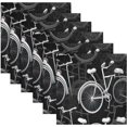 thumbnail image 6 of Vintage Bicycles Cloth Napkins Set of 4,20x20 Inches Napkins Cloth Washable Reusable Soft for Dinner,Wedding,Parties,Home Dinner,Tableative Decor Gift, 6 of 7