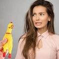 thumbnail image 5 of 6 Pack Rubber Screaming Chicken Toy Yellow Rubber Squeaking Chicken Toy Novelty And Durable Rubber, 5 of 5