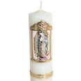 thumbnail image 3 of Cirios decorados con 30 piezas Virgen de Guadalupe, 3 of 3