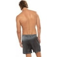 thumbnail image 2 of Texere Men's 100% Silk Boxers; Pure Organic Mulberry Silk Sleep Shorts, Relaxed Fit Underwear (Country Club, Zinc, L), 2 of 5