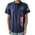 thumbnail image 6 of Men's Independence Day American Flag Prin Short Sleeve Polo Shirt(S-5XL), 6 of 8