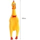thumbnail image 4 of UEETEK Shrilling Huhn Spielzeug,Glabrious Drücken Schreiend Hähnchen Spielzeug Hund Spielzeug zum Spaß, 34 * 7,5 cm (L * B) Zhivalor LL-2216, 4 of 7