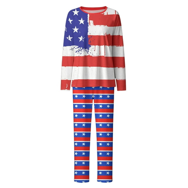 GPOECD Tenues Assorties pour la Famille, Ensemble T-Shirt à Manches Courtes Col Rond Décontracté pour Parent-Enfant, Confortable et Polyvalent, Rouge, G