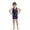 2-Dark Blue, variant on Kids Boys Girls Floatation Swimsuit with Adjustable Buoyancy Baby Float Suit Swim Vest One Piece Swimwear Bathing Suit