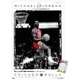 thumbnail image 1 of Michael Jordan - Dunk Wall Poster, 14.725" x 22.375" Framed, 1 of 4