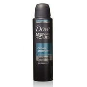 Dove Men+Care Clean Comfort Anti-Perspirant Deodorant Spray 150 Ml/5.0oz (Pack Of 4)