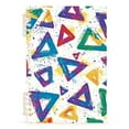 thumbnail image 7 of FORMRS 1-Subject Spiral Notebook 8" x 5" College Ruled 60 Refillable Sheet A5 Hard Cover, Green Simple Triangles, 7 of 7