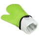 thumbnail image 2 of 1 par de guantes suaves antideslizantes para horno, resistentes al calor 500 grados para cocina/VERDE/ Afortunado Sencillez, 2 of 3