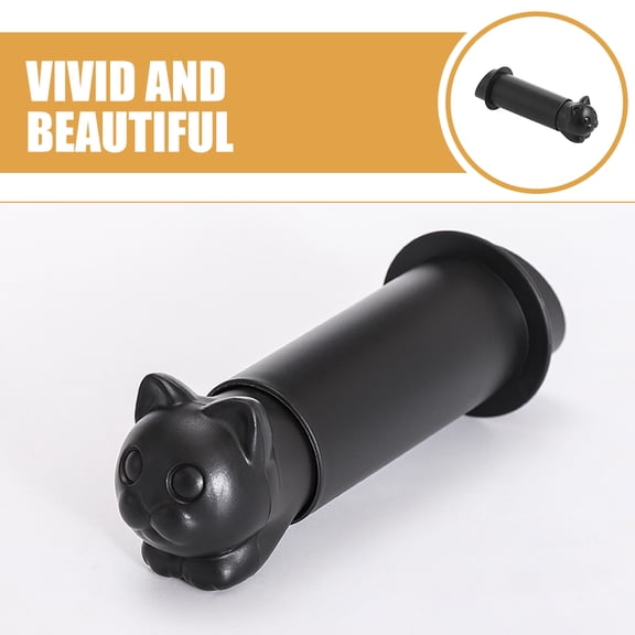 RENACLIPY Black Cat Toilet Paper Holder, PP Material, Cute Bathroom Accessory, 7.9x1.4x1.4in, 1 Piece