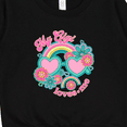 thumbnail image 3 of Inktastic My Gigi Loves Me Girls Rainbow Granddaughter Toddler Sweatshirt, 3 of 4