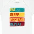 thumbnail image 4 of Inktastic Eat Sleep Pickleball Repeat Boys or Girls Baby Bodysuit, 4 of 5