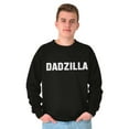 thumbnail image 5 of Funny Fathers Day Gift Dadzilla Men's Crewneck Sweatshirt Brisco Brands L, 5 of 6